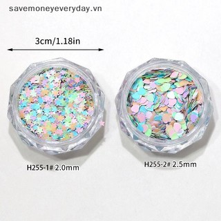 [savemoneyeveryday] 1Jar Hỗn Hợp Lấp Lánh Ngôi Sao Tình Yêu Mảnh Móng Tay Kim Sa Lấp Lánh Trang Trí Móng Tay Nghệ Thuật Đầu Làm Móng Tay Quyến Rũ Cho Nữ Bé Gái DIY [vn]