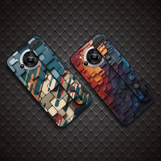 Giá Đỡ Điện Thoại Chống Bụi Ốp Lưng Điện Thoại Sharp Aquos R7 / SH-52C Vỏ Mềm Màu Trơn Dây Đeo Tay Chống Sốc Dây Đeo Tay Chống Bụi Bẩn Đơn Giản Hình Học Silicon Thiết Kế Thời Trang Thương Mại
