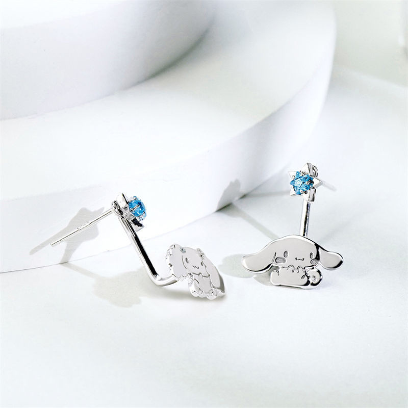 Cinnamoroll Dòng sản phẩm gia đình chó lớn Cinnamoroll Cinnamoroll Bông tai ngôi sao Quế Chó Quà tặng sinh nhật