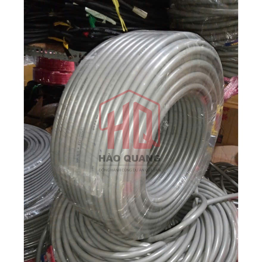 (Mét) Dây Daphaco 3PA 3x1.5 Bọc Xám – Dây Cáp 3 Lõi Lõi Đồng Cao Cấp