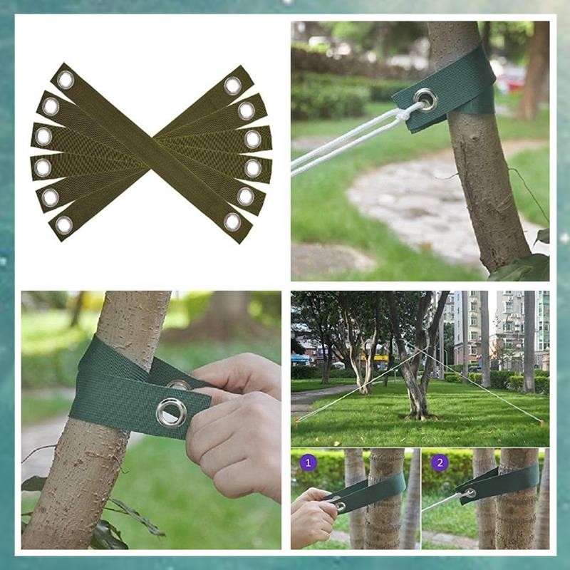 [uhktyltui.vn] Bộ 10 cọc cây, Dây đai cây Dây hỗ trợ cây Dây đai cây Dây đai cây cho cây cố định thẳng