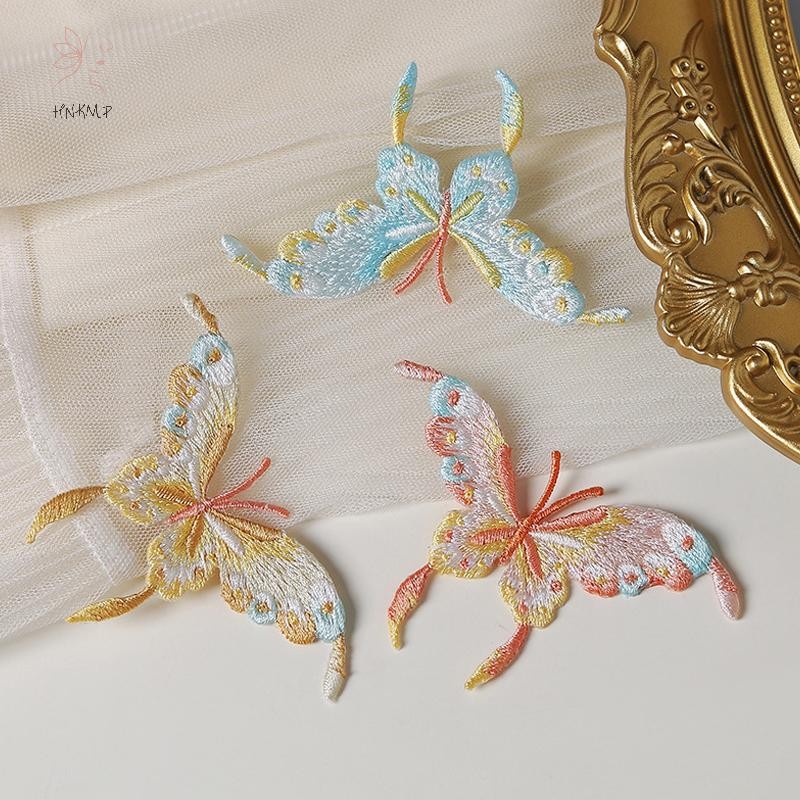 HNKMP Miếng dán thêu nghệ thuật truyền thống Trung Quốc tinh tế Sườn xám Hanfu Túi vải DIY Trang trí ủi cho quần áo.