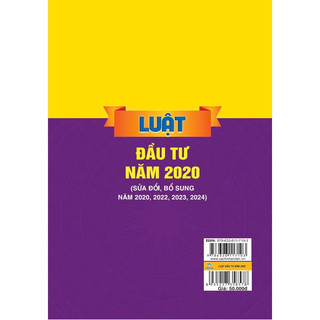 Sách - Luật Đầu Tư Năm 2020 (Sửa đổi, bổ sung năm 2020, 2022, 2023, 2024) - ndbooks