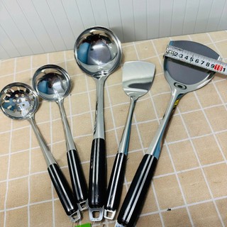 [Giá Xưởng] Xẻng lật chiên xào đồ ăn loại lớn - Vá múc thức ăn inox tiện lợi - Sạn, vá ngựa