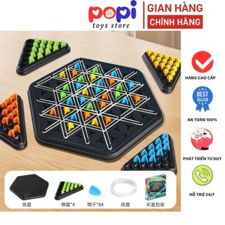 Cờ Tam Giác, Cờ Liên Xích - Đồ Chơi Trí Tuệ Board Game Phát Triển Tư Duy Cho Bé.