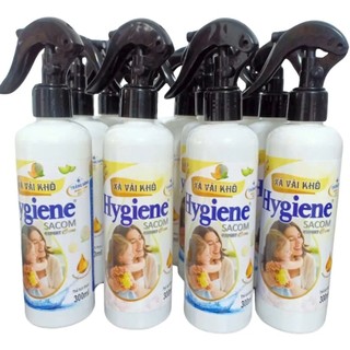 NƯỚC XẢ VẢI KHÔ HYGIENE - NƯỚC XỊT THƠM QUẦN ÁO KHÔ 300 ML