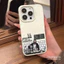 ibumpers Ốp Điện Thoại iPhone Thẩm Mỹ Cofe Cặp Đôi Họa Tiết Cho IPhone 16 15 14 12 13 11 Pro Max IP 7 8 Plus X XS XR Ốp Lưng Ống Hút Lúa Mì Phân Hủy Thân Thiện Với Môi Trường