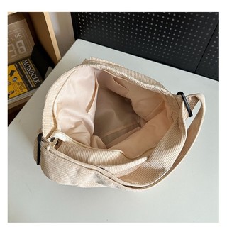 2026 Phong Cách Hàn Quốc Retro Cặp Đôi Thắt Lưng Dây Kéo Đi Lại Thời Trang Phù Hợp Với Túi Đeo Vai