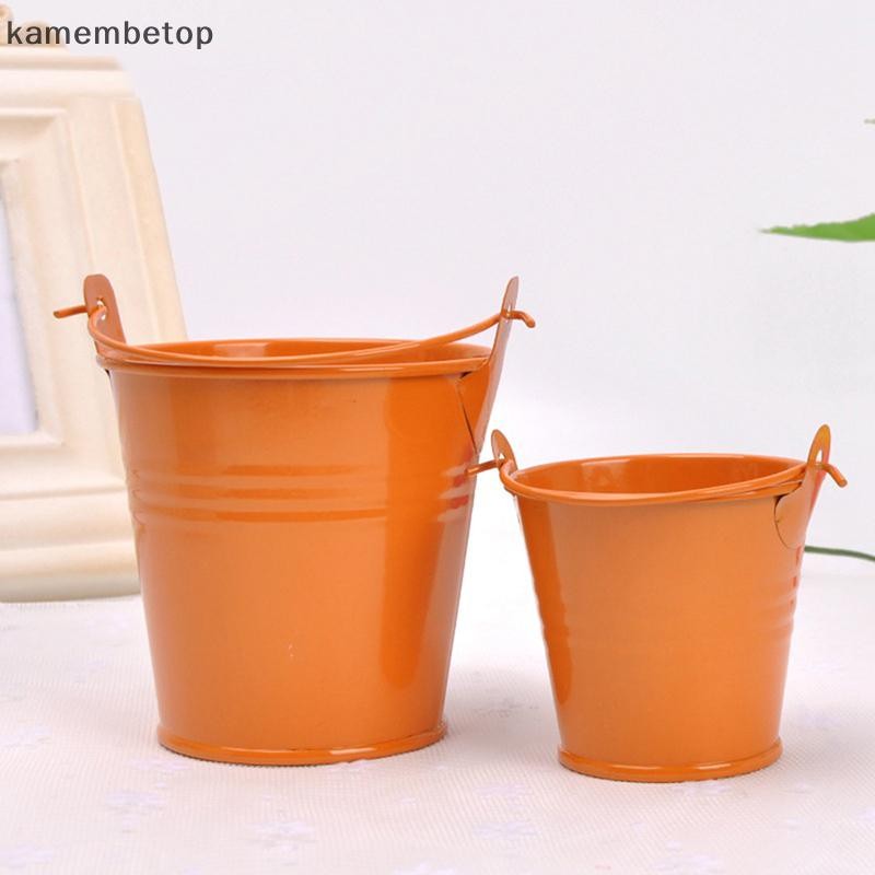 Beto Mini Kim Loại Nhiều Màu Sắc Xô Kẹo Keg Pails Tiệc Cưới Ủng Hộ Trang Trí DIY n