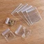 Túi tự niêm phong nhựa PVC trong suốt DUSKGLOW 100 chiếc, chống bụi, gập gọn, dùng đựng trang sức, bao bì quà tặng