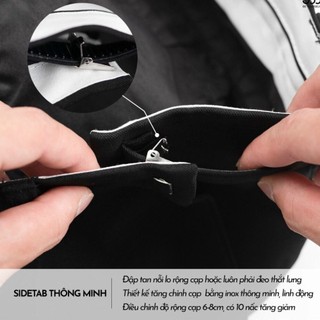 Quần âu nam, quần tây nam sidetab ống xuông dáng baggy có đai chỉnh eo phong cách công sở 6514