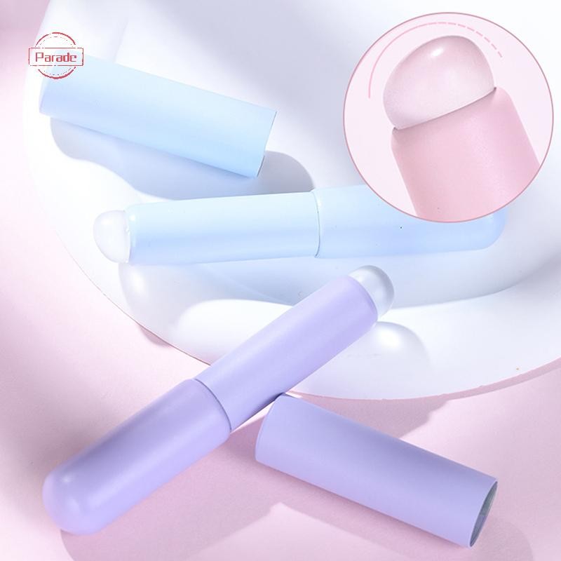 Bàn chải môi bằng silicon diễu hành có nắp Bàn chải che khuyết điểm góc như đầu ngón tay Q Bàn chải trang điểm môi mềm tròn bị hỏng VN