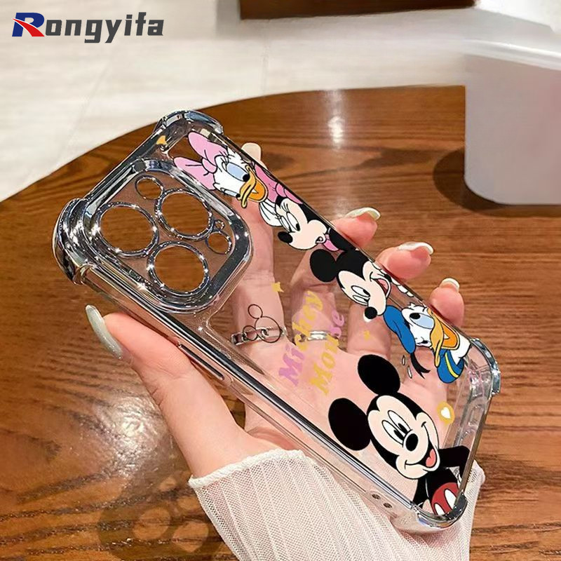 Ốp Điện Thoại Họa Tiết Hoạt Hình Mickey Cho Honor 500 400 Magic 8 Pro Lite Smart X9D X70 X70i X5C X5B Plus Vỏ Mềm Vịt Donald Ngộ nghĩnh Vỏ Trong Suốt Chống Rơi