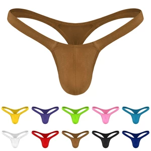⭐ Giggle ⭐Mới Nam Thấp Tầng Gợi Cảm Bikini T-back Thông Bluge Túi G Dây Quần Lót