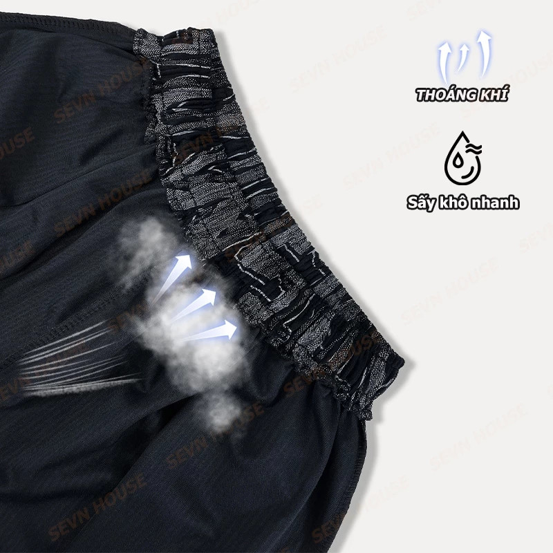 ThaliaWisp Quần dáng rộng họa tiết unisex Hiphop Quần dạo phố co giãn retro Mỹ