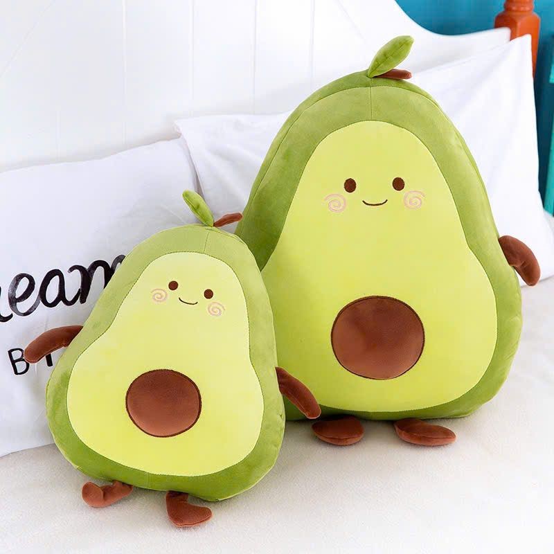 Gấu bông bơ nhí, móc khóa quả bơ dễ thương mềm mịn 20cm