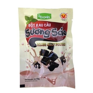 [Có sẵn]  Bột sương sáo đen, bột rau câu dẻo, bột rau câu giòn, bột rau câu dừa Rovin Hoàng yến ( gói)