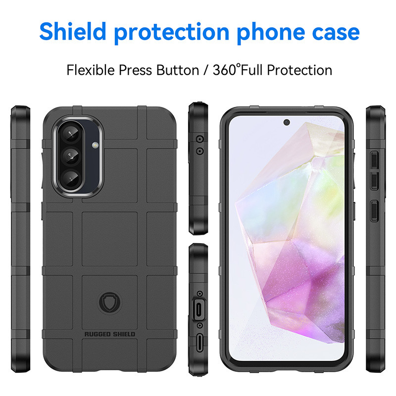 Dành Cho Samsung Galaxy A56 A36 A26 A16 A06 5G 4G Full Cover Hybrid Rugged Shield Vỏ Giáp Chống Sốc