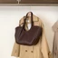Retro Style Large Capacity Shoulder Bag Handbag For Fall And Winter Commuting