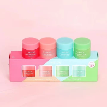 Mặt nạ dưỡng môi ngủ laneige Hàn Quốc Mẫu môi dưỡng ẩm 8g*4