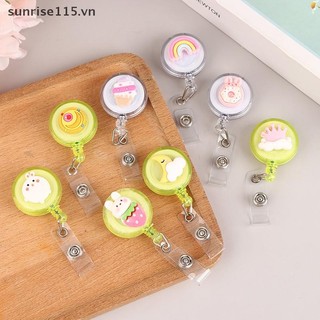 Srvn Hoạt Hình Dễ Dàng Để Rút Tên Thẻ Id Huy Hiệu Cuộn Giá Đỡ Cho Y Tá Sinh Viên Có Thể Thu Vào Huy Hiệu Triển Lãm Ngực Thẻ Văn Phòng.