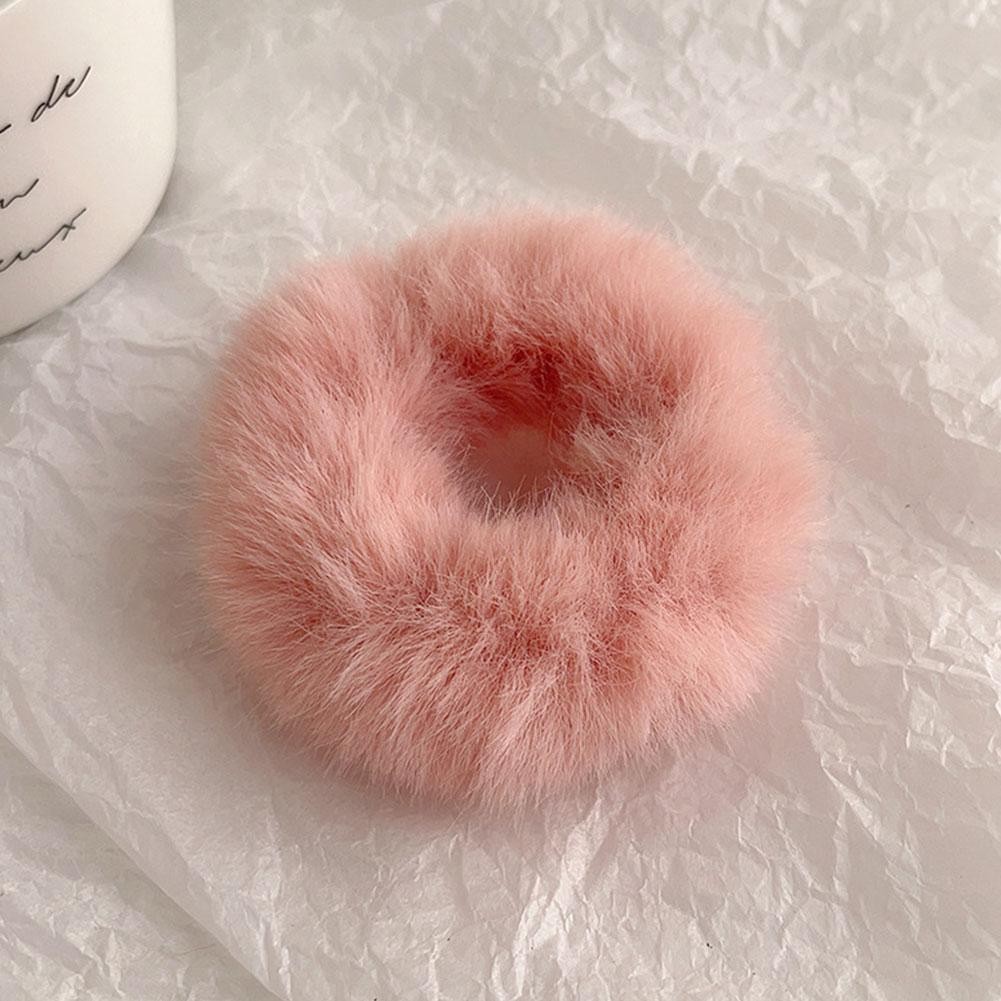 Sang Trọng Ruột Lớn Vòng Tóc Đơn Giản Đầu Đàn Hồi Scrunchie Ban Nhạc Phụ Kiện Tóc