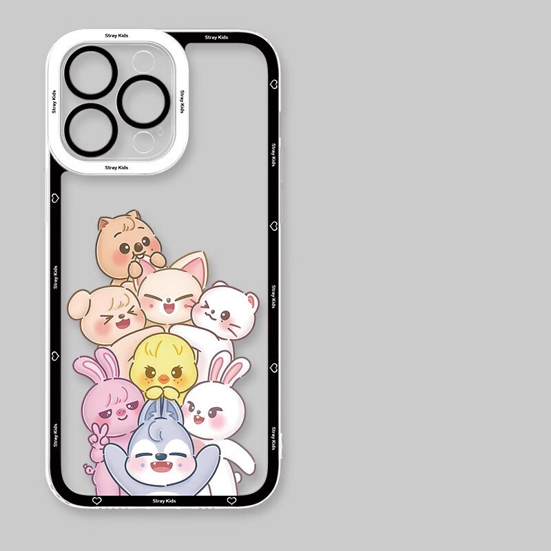 Vỏ điện thoại hoạt hình dễ thương Stray Kids cho Infinix GT 20 Pro Note 40 Pro Hot 50 40 Pro 30i 30 Smart 8 Pro 9 TECNO Spark 30C GO 2025 Vỏ bảo vệ Camera