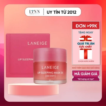 Mặt nạ ngủ môi Laneige Lip Sleeping Mask 20g - dưỡng môi laneige mềm mịn làm hồng đôi môi căng mọng