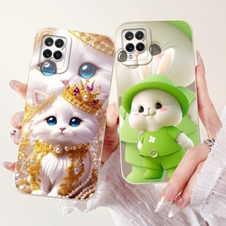 Dành Cho Samsung Galaxy A12 Vỏ SM-A125F Vỏ Chống Sốc Hình Thỏ Dễ Thương Hoạt Hình Silicon Mềm Ốp Lưng Điện Thoại Samsung M12 F12 5G Vỏ