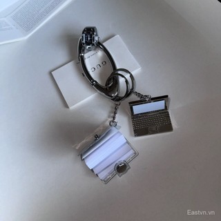 [Móc khóa] Chính hãng [Workaholic] Móc khóa Cleanfit Notebook Mặt dây chuyền thông minh cao Phong cách leo núi Trang trí CJUX