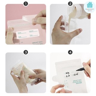 Túi trữ sữa Misuta 150ml, 200ml, hộp 30 túi có vòi rót - Túi zip đựng sữa mẹ cao cấp chính hãng