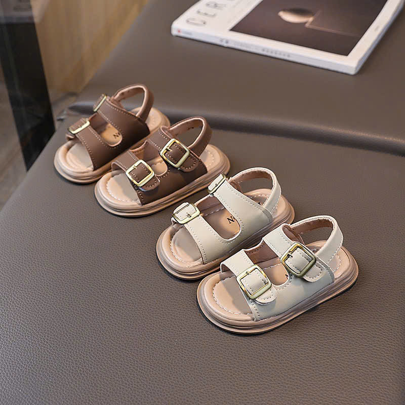 ( hàng sẵn ) sandal cho bé trai dép quai hậu cho bé gái 2 quai êm chân cho bé từ 6m chống trượt 2810 ( ảnh thật )