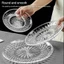 Đĩa tráng miệng YOLOGO, Đĩa trái cây Acrylic vàng, Đĩa ăn tròn