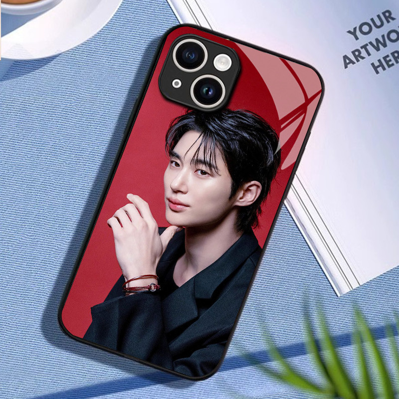 Byeon Woo seok 02 Ốp Điện Thoại Kính Cho IPhone 16 15 14 13 12 11 Pro XR XS Max Plus Mini X XR 8 7 6s SE2 / 3