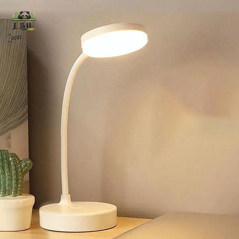 [Shnzdd] Đèn bàn LED 3 cấp độ có thể điều chỉnh độ sáng USB có thể sạc lại Đèn bàn cảm ứng di động Bảo vệ mắt cho phòng ngủ Đầu giường EMKK