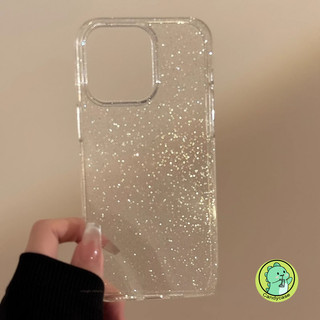 Vỏ lấp lánh sáng bóng cho iPhone 16E 16 Pro Max 16 15 14 Plus 13 12 11 Pro Max XR XS Max X 8 7 6 6s Plus SE3 SE2 + Ốp lưng sang trọng Vỏ điện thoại trong suốt mềm đơn giản dễ thương