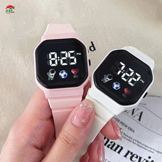 Đồng hồ điện tử kỹ thuật số Led Phi hành gia Mặt vuông lớn Đồng hồ màn hình Led cho trẻ em Học sinh