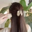 Kẹp tóc quả cầu siêu tiên nữ kẹp tóc phong cách Instagram khí chất thời trang kẹp tóc nhỏ kẹp nửa cô gái ngọt ngào trang sức tóc OUMV