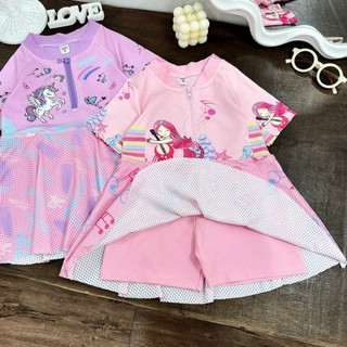 15-35kg Các mẫu bơi liền dáng váy size nhỡ cho bé gái