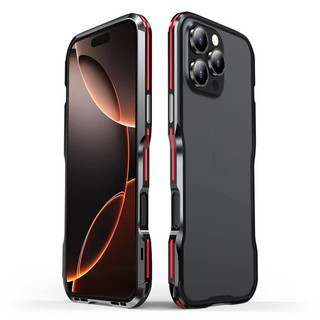 [Jlk] Ốp Lưng Nhôm Cho iPhone 16 E 15 14 13 12 Pro Max 16Pro 16ProMax S25 S24 S23 Ultra Cover 16Plus Khung Kim Loại Chống Sốc Vỏ Điện Thoại