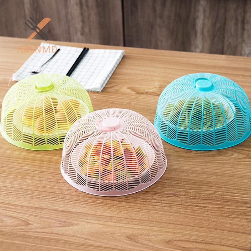 Rrlnmd 1 Chiếc Lưới Thực Phẩm Thoáng Khí Chống Muỗi Và Bay Bát Bao Tiện Ích Cho Gia Đình Trái Cây Nhựa Tròn Rau MỚI