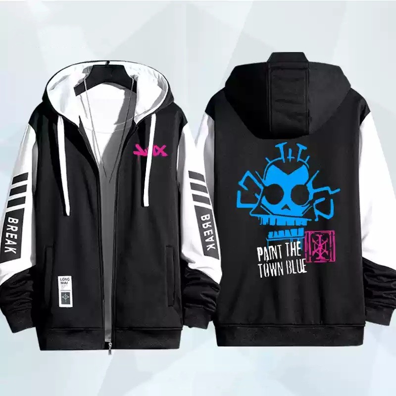 Áo Khoác Unisex Thiết Kế Arcane Jinx Từ LMHT
