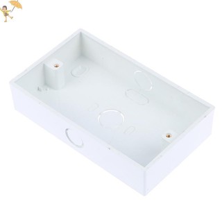 [GOU] 1 CÁI Ổ cắm tường nhựa tường 146 * 86mm Cassette Hộp nối tường ngoài VN