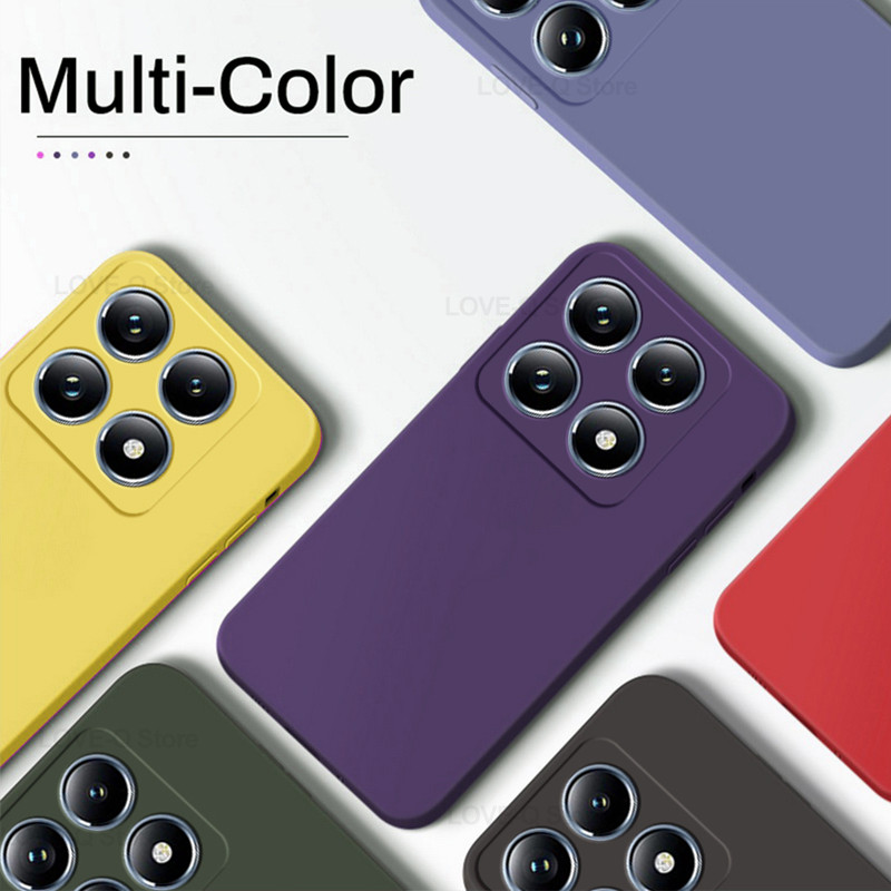 Xiaomi 14Pro 14Ultra 14TPro Nguyên Bản Silicon Mềm TPU Chống Sốc Ốp lưng Xiaomi 14T 14 Pro Siêu Chống Trầy Xước Ốp lưng Ốp Lưng Bảo Vệ