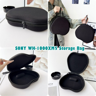 [imamura] Dành Cho Hộp Đựng Tai Nghe SONY WH-1000XM5 Hộp Đựng Tai Nghe EVA Màu Đen Thời Trang Hộp Đựng Tai Nghe Túi Bảo Quản