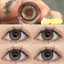 （-0°-800°）🌈ZM 🌈/Set 2 Kính Áp Tròng Màu tím/đen/xám thời trang contact lens hợp lệ 6 tháng YX116