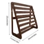 Giá để đồ khuyên tai CHEESELY, Giá trưng bày bông tai DIY, Giá đỡ trang sức 7 lớp bằng gỗ