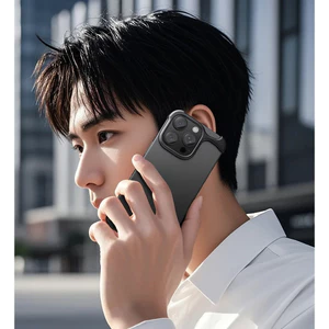 Arc Pulse Phong Cách Bảo Vệ Bốn Góc Không Biên Giới Nhôm Kim Loại Ốp Lưng Điện Thoại Cho iPhone 17 16 15 14 13 Pro Max Plus