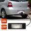 2 Chiếc Xe 18Leds Biển Số Đèn Nhựa Cho Juke Primera Đèn Led Số Biển Số Đèn
