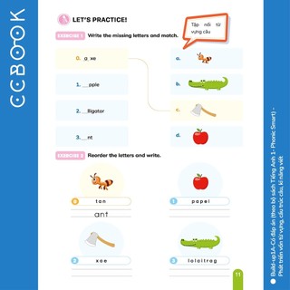 Sách tiếng Anh lớp 1 - Build-up 1A (theo bộ sách Phonic-Smart) - Có đáp án